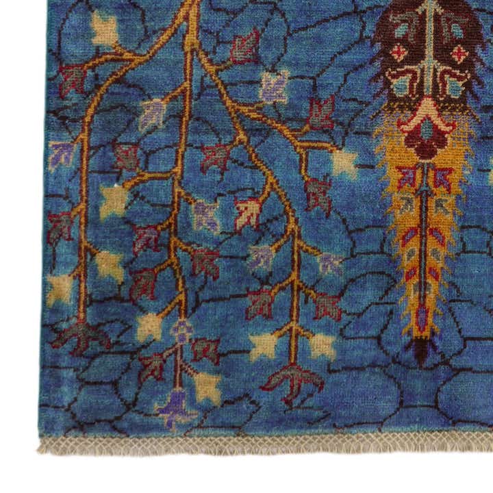 3' 3 x 4' 9 Hand Knotted Kazak Rug