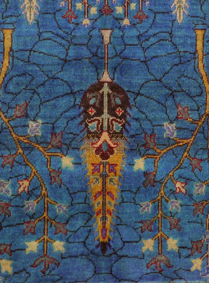 3' 3 x 4' 9 Hand Knotted Kazak Rug