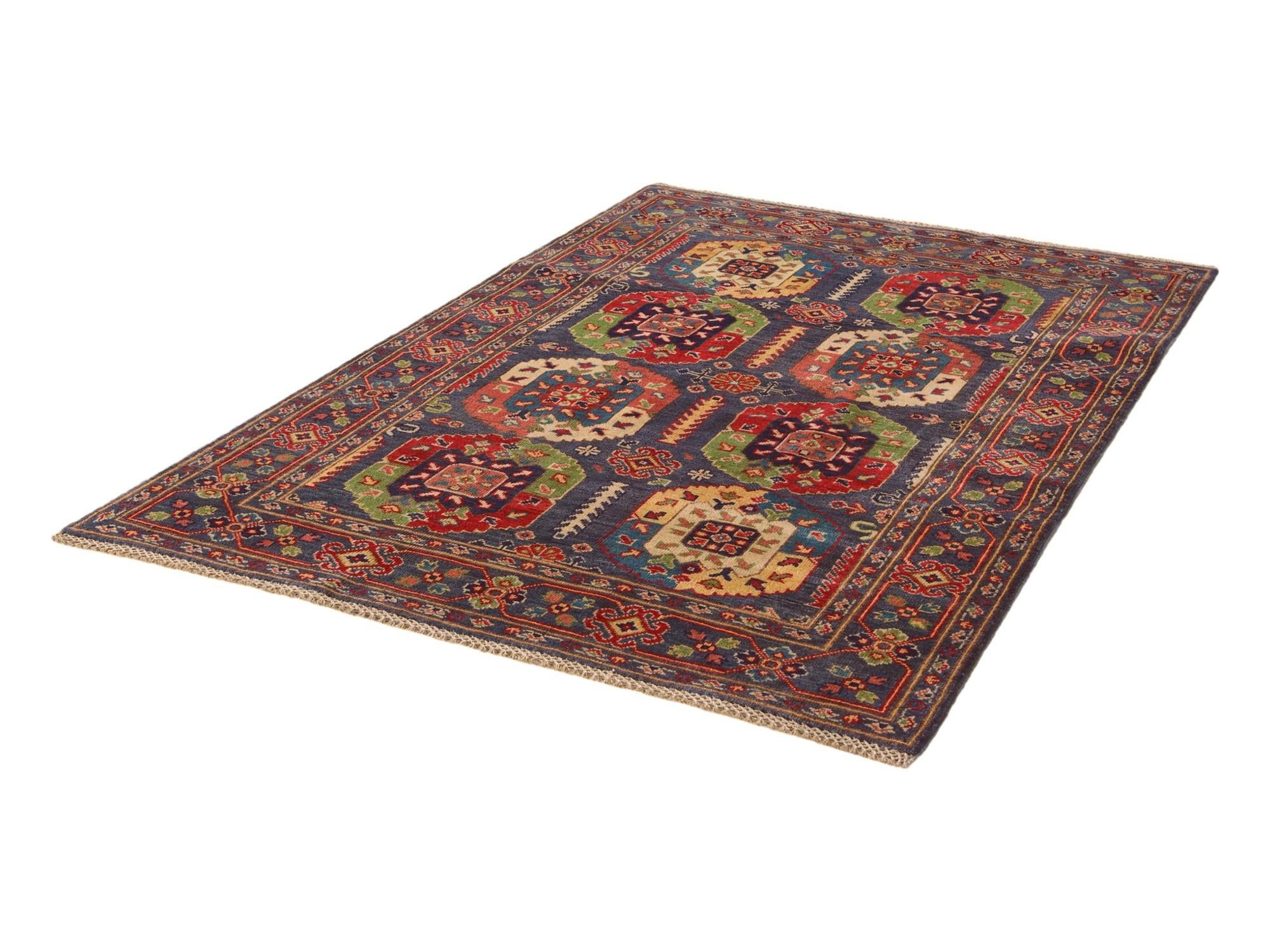 4' 1 x 6' 1 Hand Knotted Kazak Rug