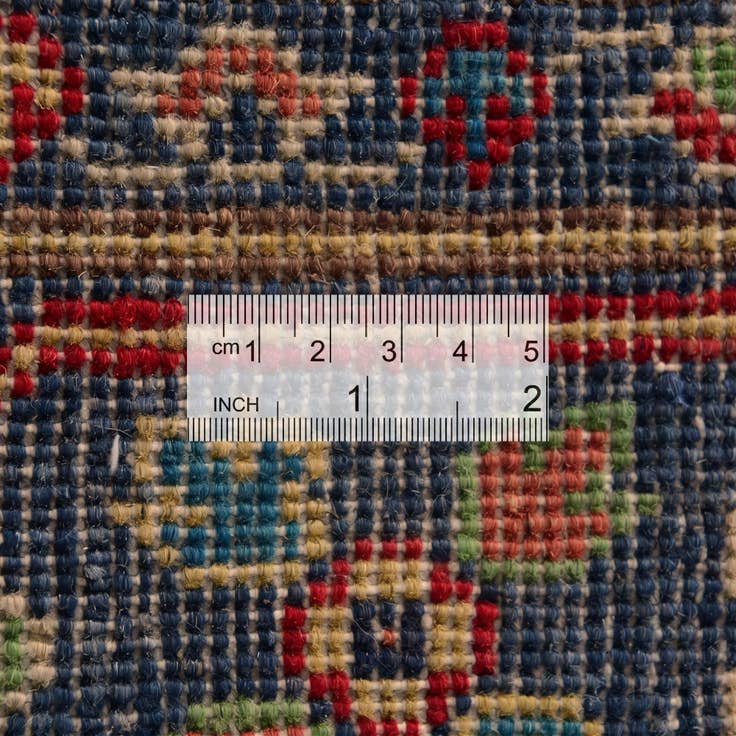 Detail image of 4' 1 x 6' 1 Hand Knotted Kazak Rug