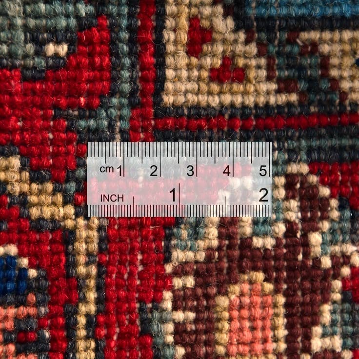 Detail image of 3' 4 x 5' Hand Knotted Kazak Rug