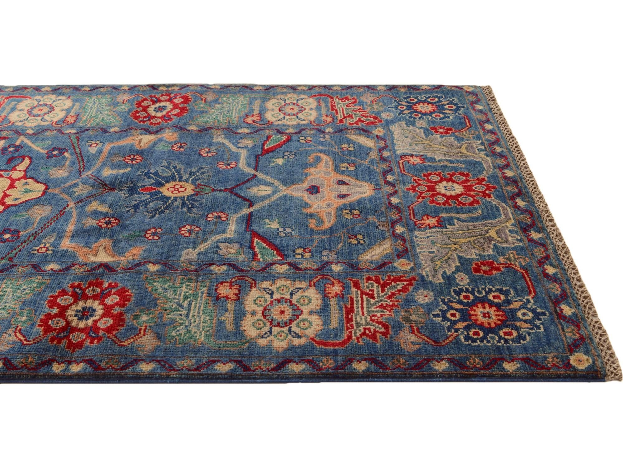 3' 2 x 5' Hand Knotted Kazak Rug
