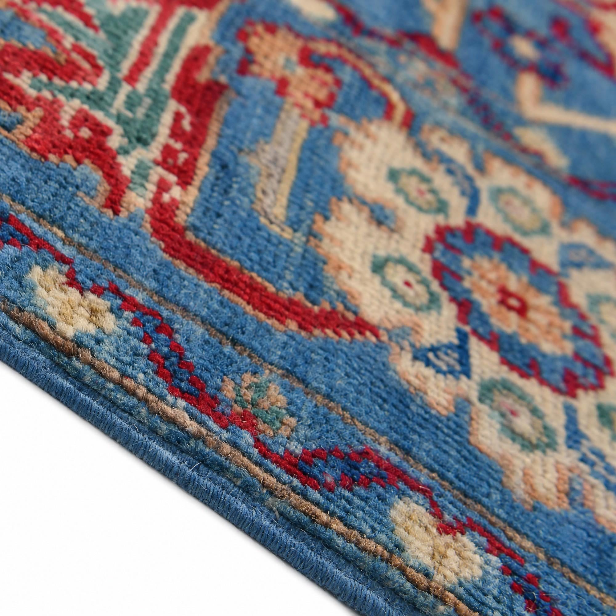 Detail image 8 of 12: 3' 2 x 5' Hand Knotted Kazak Rug