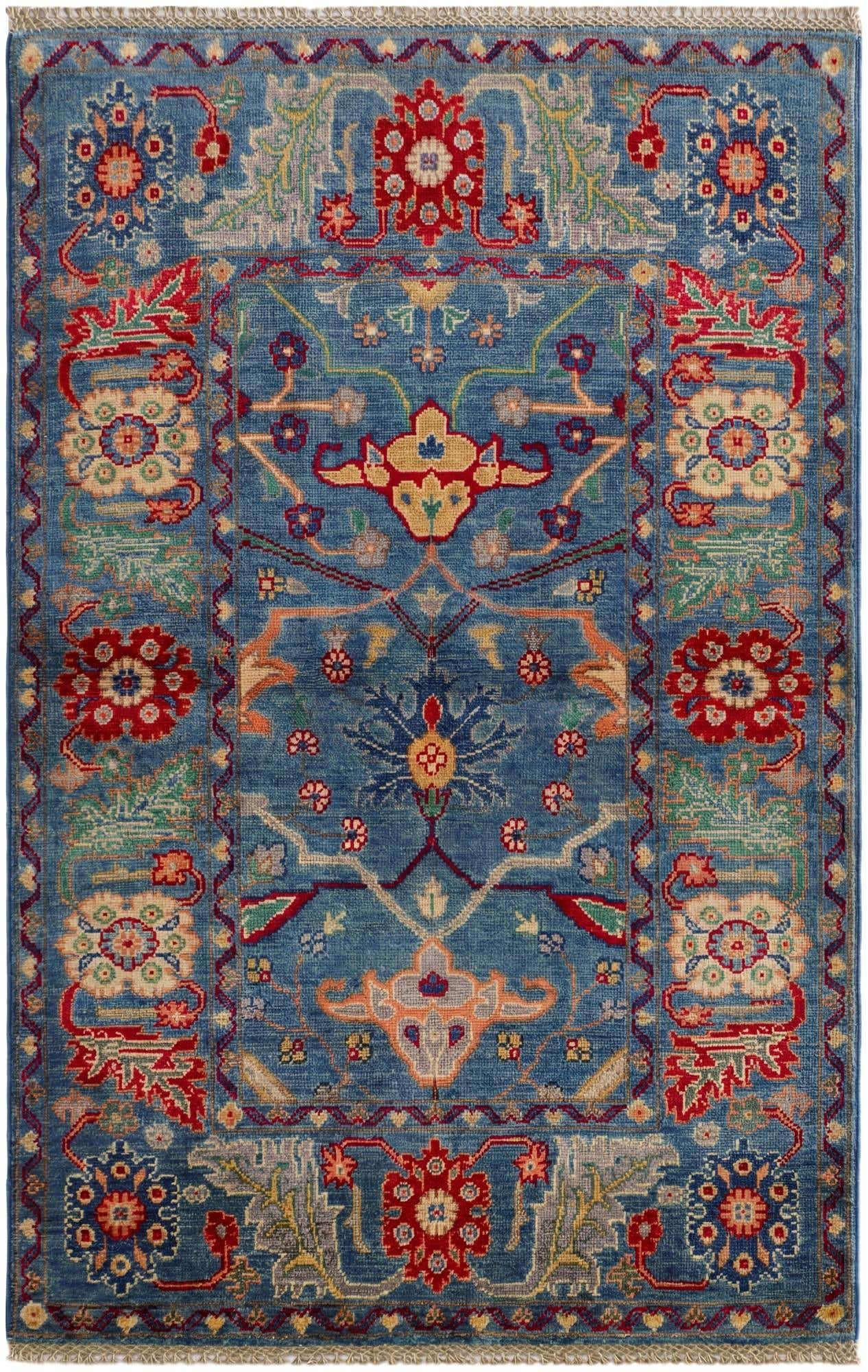 3' 2 x 5' Hand Knotted Kazak Rug