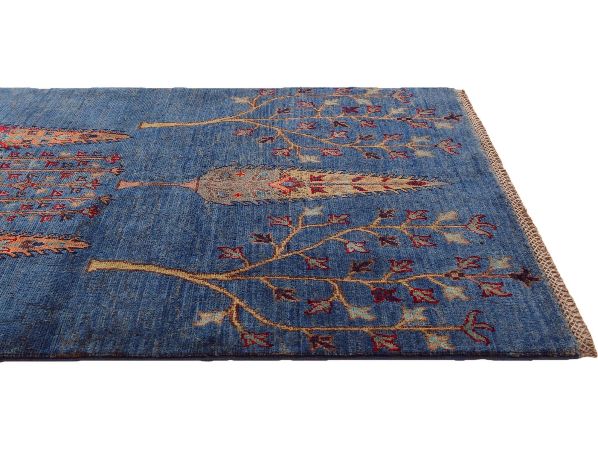 3' 3 x 5' Hand Knotted Kazak Rug