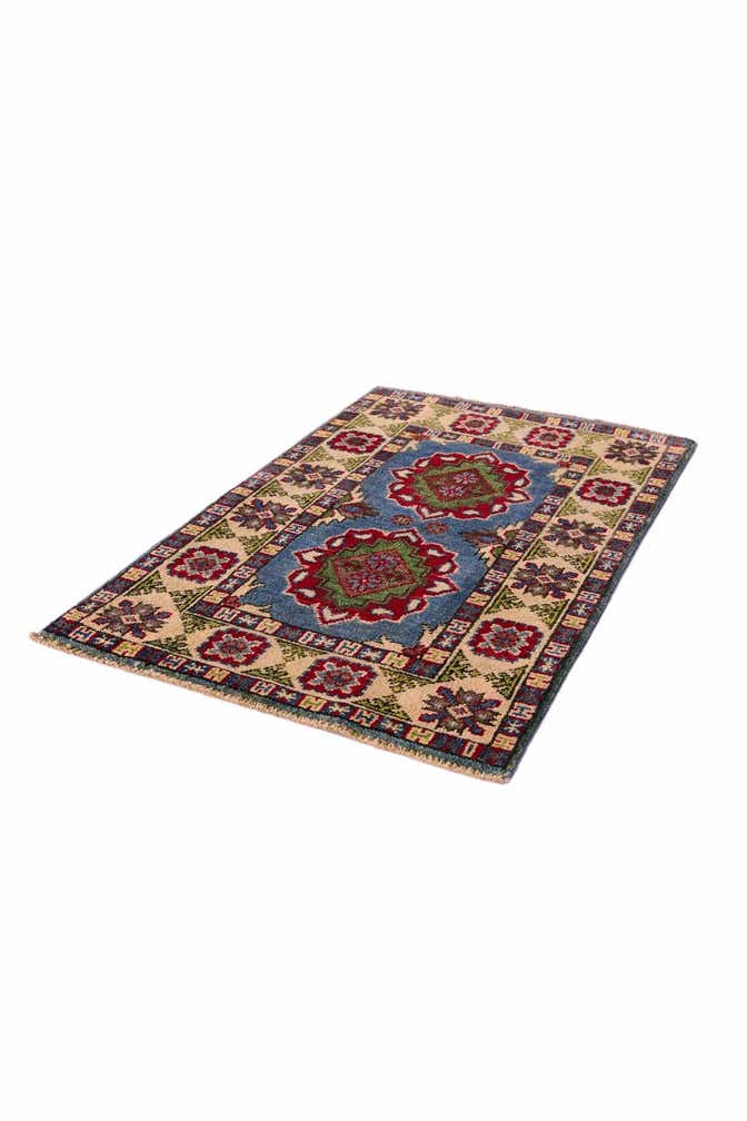 2' x 3' Hand Knotted Kazak Rug