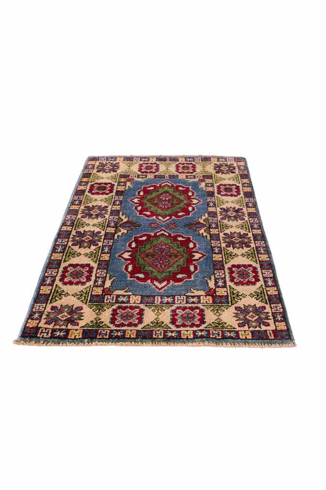 2' x 3' Hand Knotted Kazak Rug