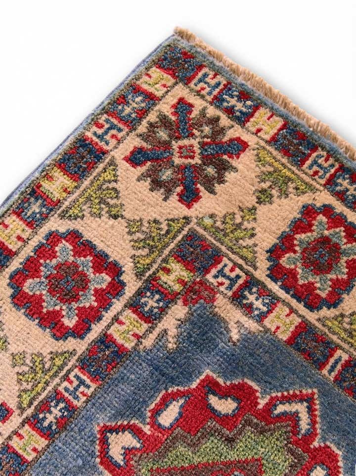 2' x 3' Hand Knotted Kazak Rug