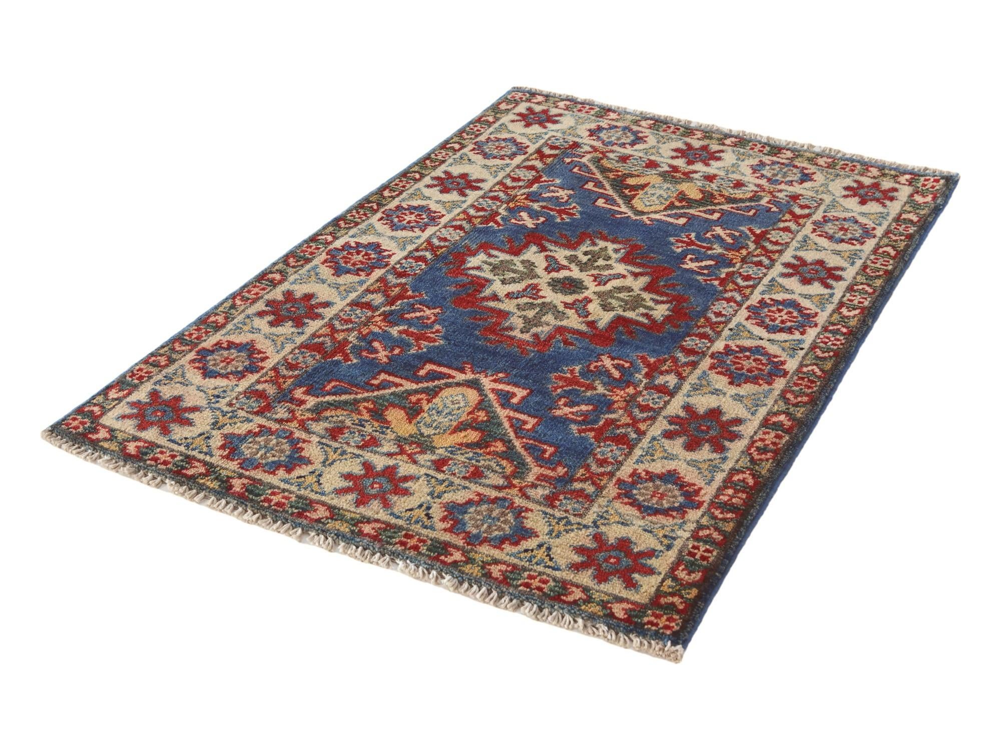 2' 1 x 2' 11 Hand Knotted Kazak Rug