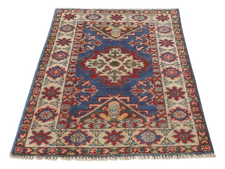 2' 1 x 2' 11 Hand Knotted Kazak Rug