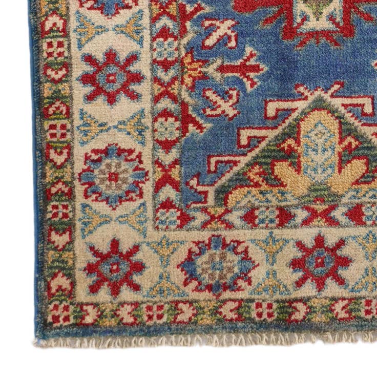 Detail image of 2' 1 x 2' 11 Hand Knotted Kazak Rug