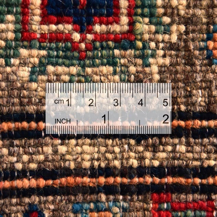 Detail image of 2' 1 x 2' 11 Hand Knotted Kazak Rug