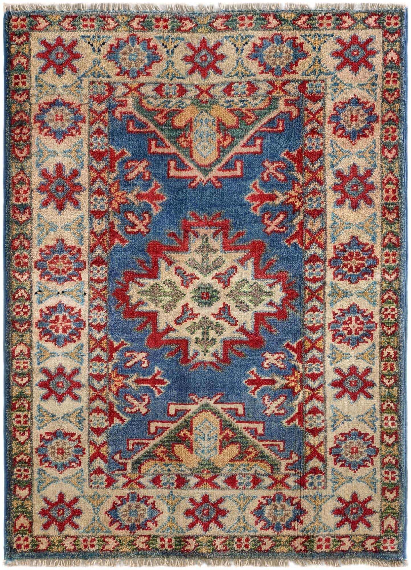 2' 1 x 2' 11 Hand Knotted Kazak Rug