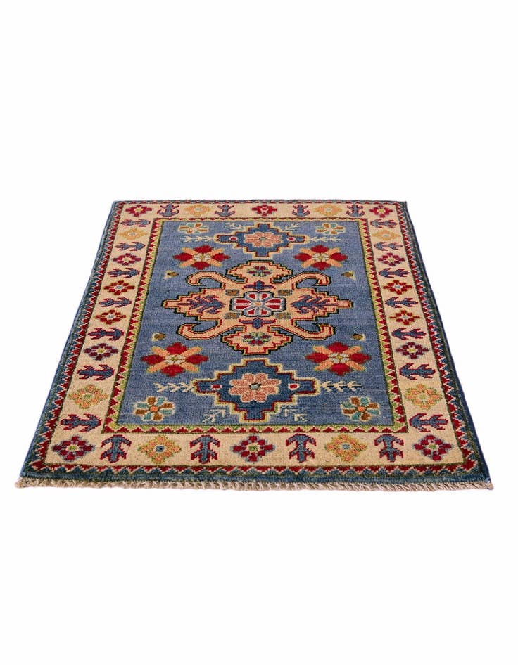 Detail image of 2' 1 x 3' Hand Knotted Kazak Rug