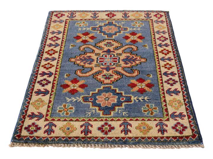 2' 1 x 3' Hand Knotted Kazak Rug