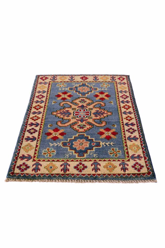 Detail image of 2' 1 x 3' Hand Knotted Kazak Rug