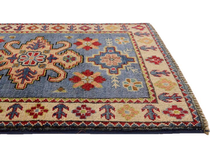 Detail image of 2' 1 x 3' Hand Knotted Kazak Rug