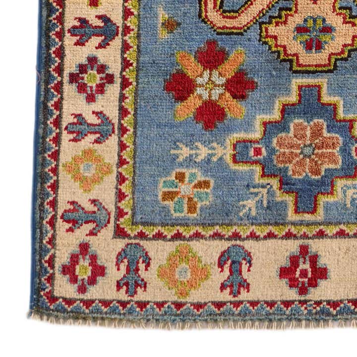 2' 1 x 3' Hand Knotted Kazak Rug