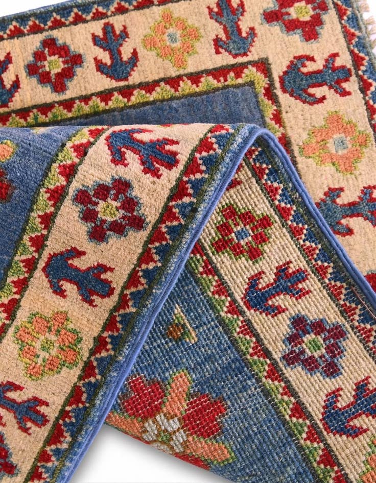 Detail image of 2' 1 x 3' Hand Knotted Kazak Rug