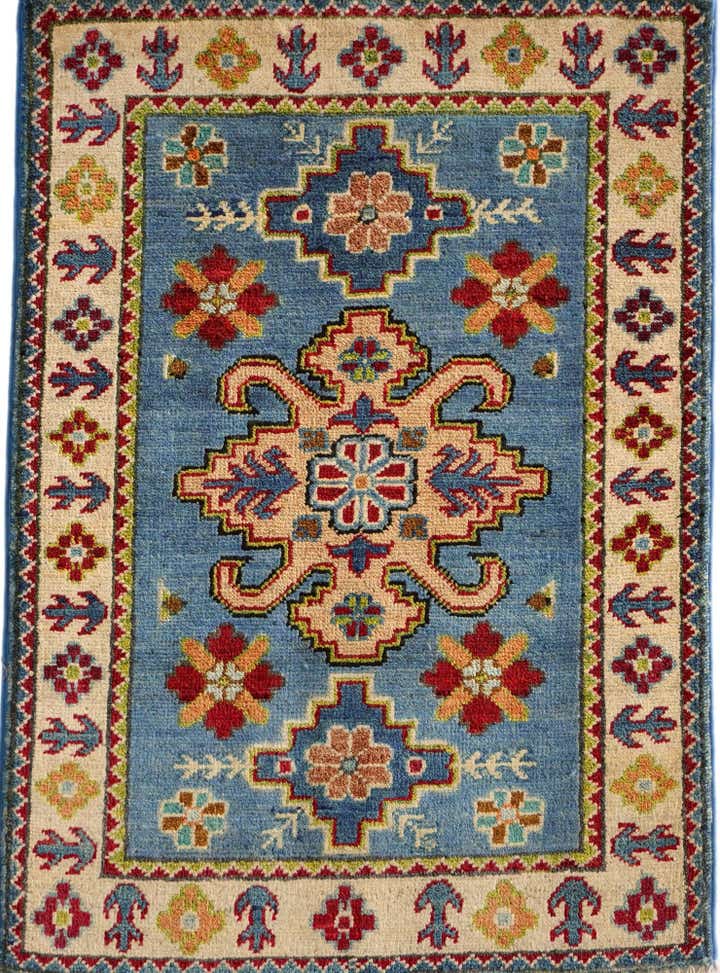 2' 1 x 3' Hand Knotted Kazak Rug