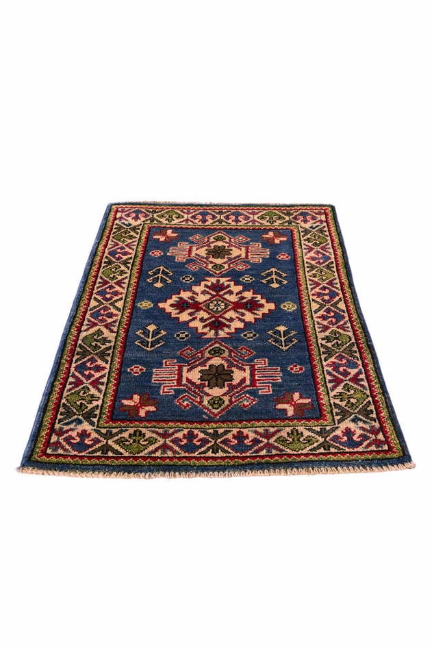 Detail image of 2' x 2' 11 Hand Knotted Kazak Rug