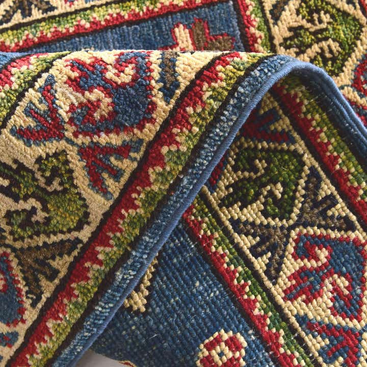 2' x 2' 11 Hand Knotted Kazak Rug