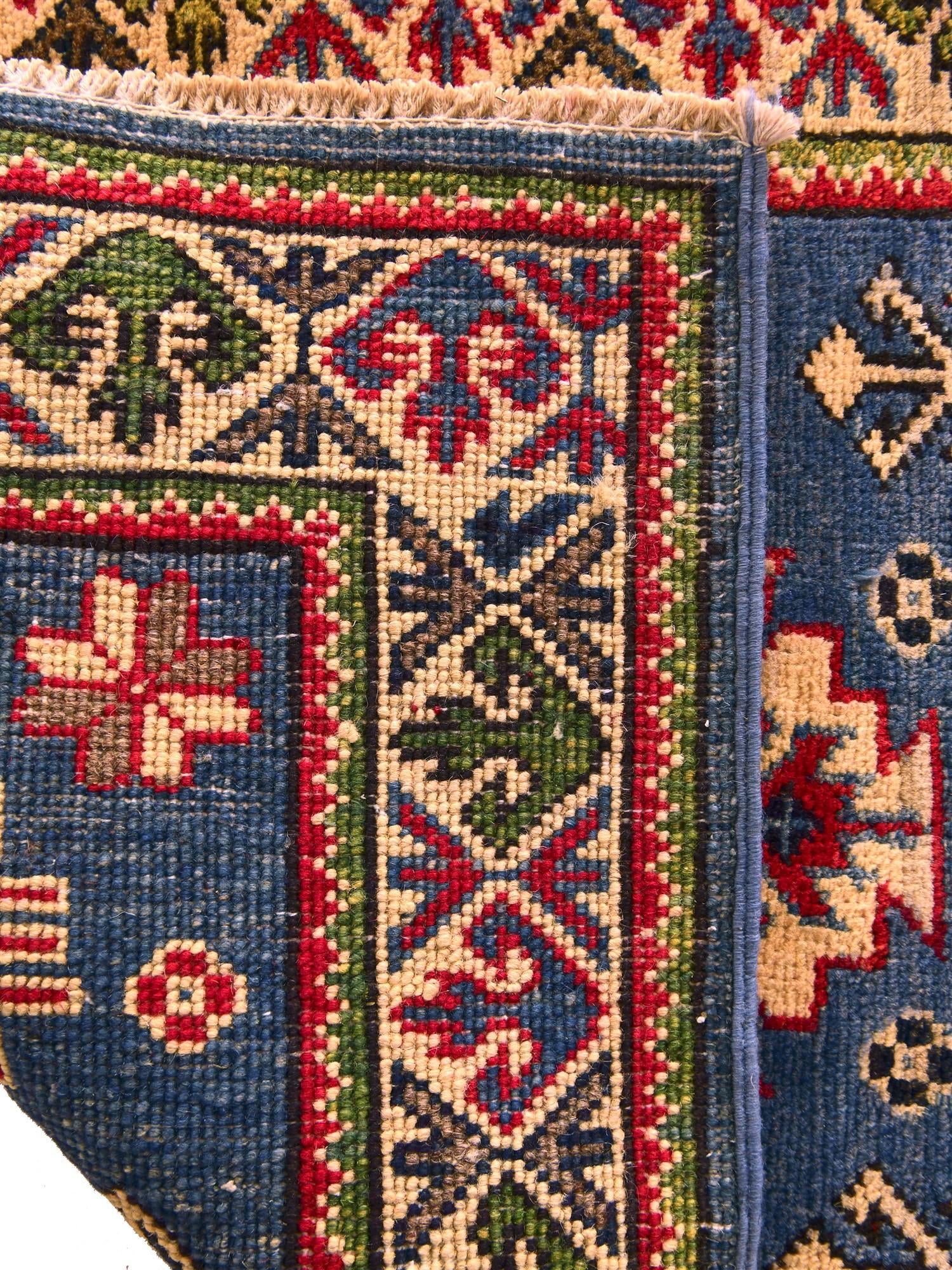 60cm x 90cm Hand Knotted Kazak Rug