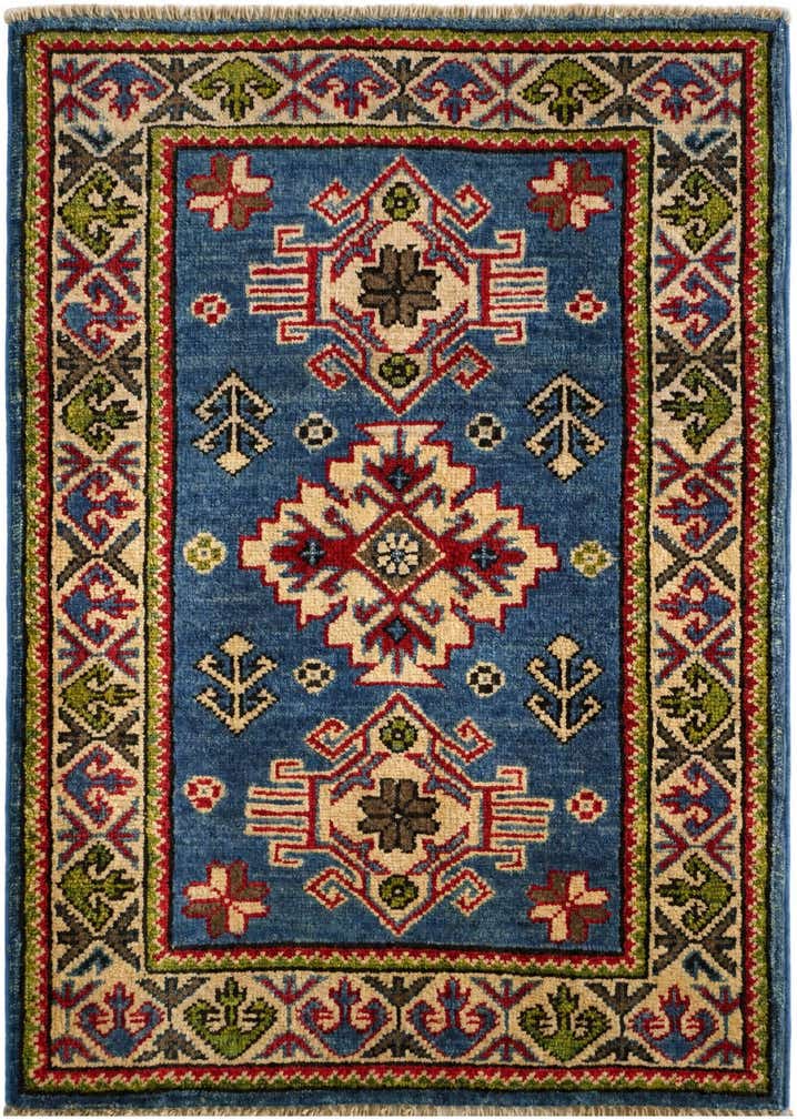 2' x 2' 11 Hand Knotted Kazak Rug