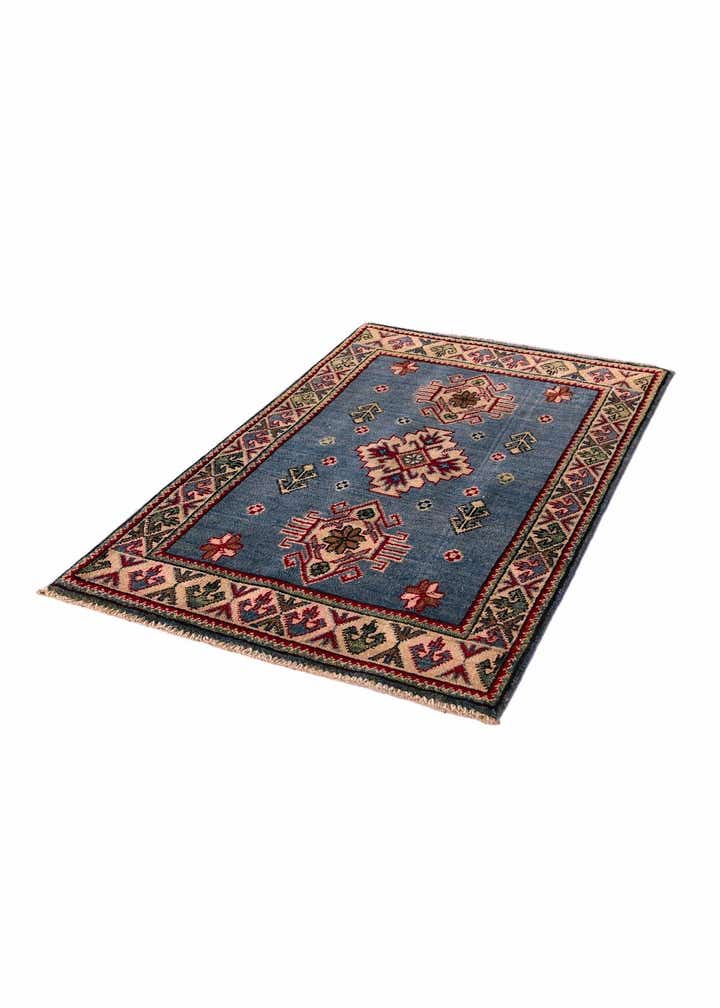 2' x 3' 3 Hand Knotted Kazak Rug