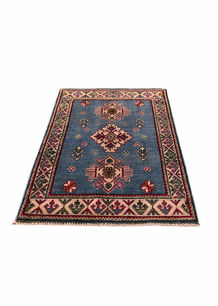 2' x 3' 3 Hand Knotted Kazak Rug
