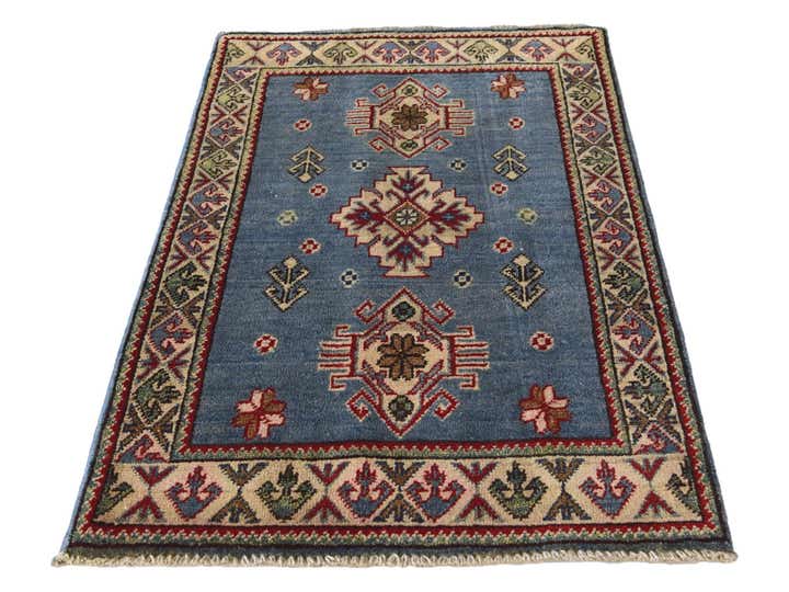 2' x 3' 3 Hand Knotted Kazak Rug