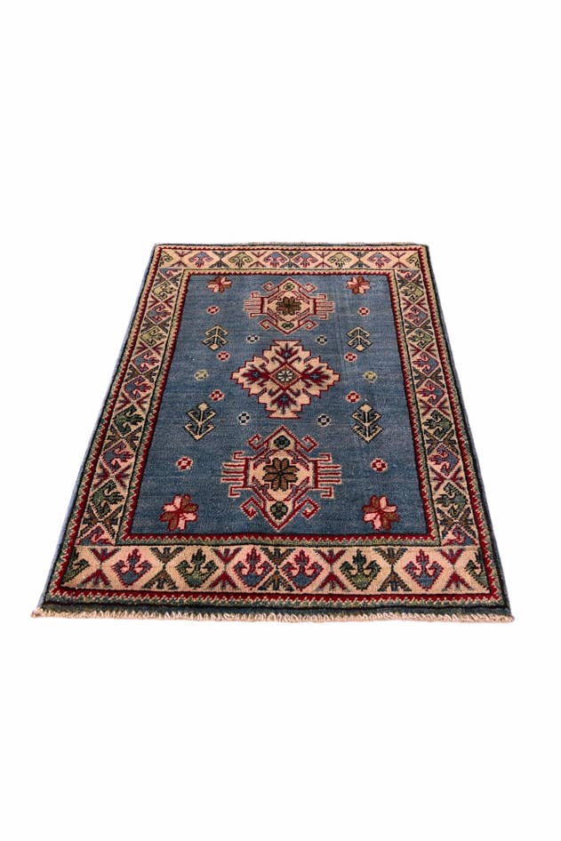 Detail image of 2' x 3' 3 Hand Knotted Kazak Rug