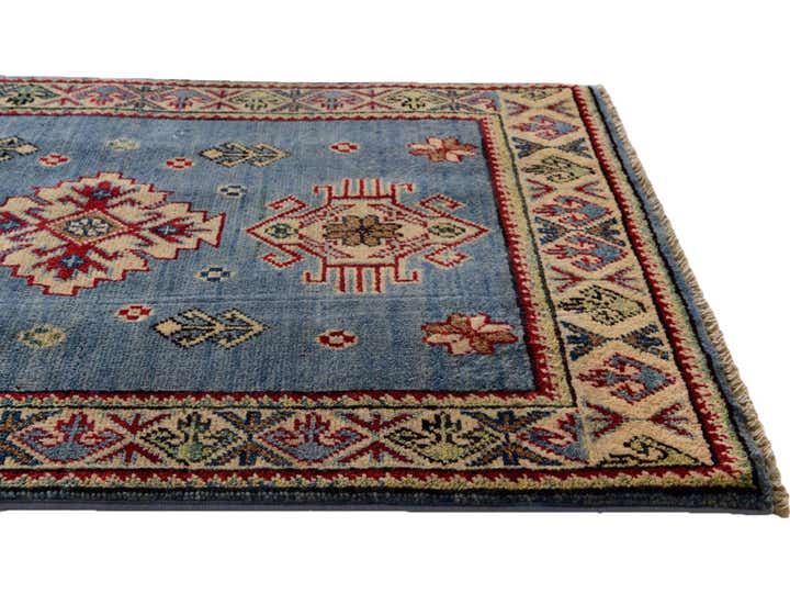2' x 3' 3 Hand Knotted Kazak Rug