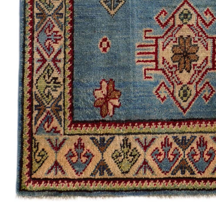 Detail image of 2' x 3' 3 Hand Knotted Kazak Rug