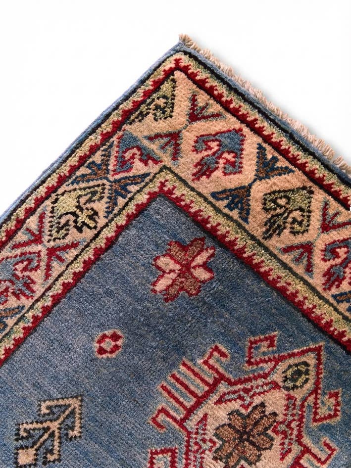 Detail image of 2' x 3' 3 Hand Knotted Kazak Rug