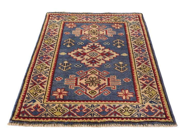 2' x 3' Hand Knotted Kazak Rug