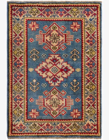 2' x 3' Hand Knotted Kazak Rug