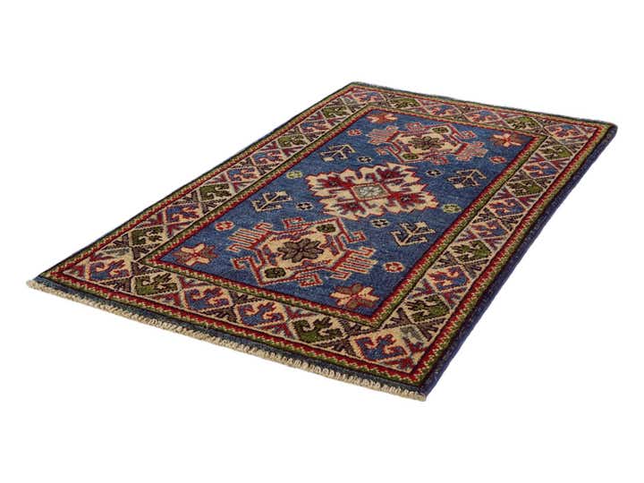 1' 11 x 3' 1 Hand Knotted Kazak Rug