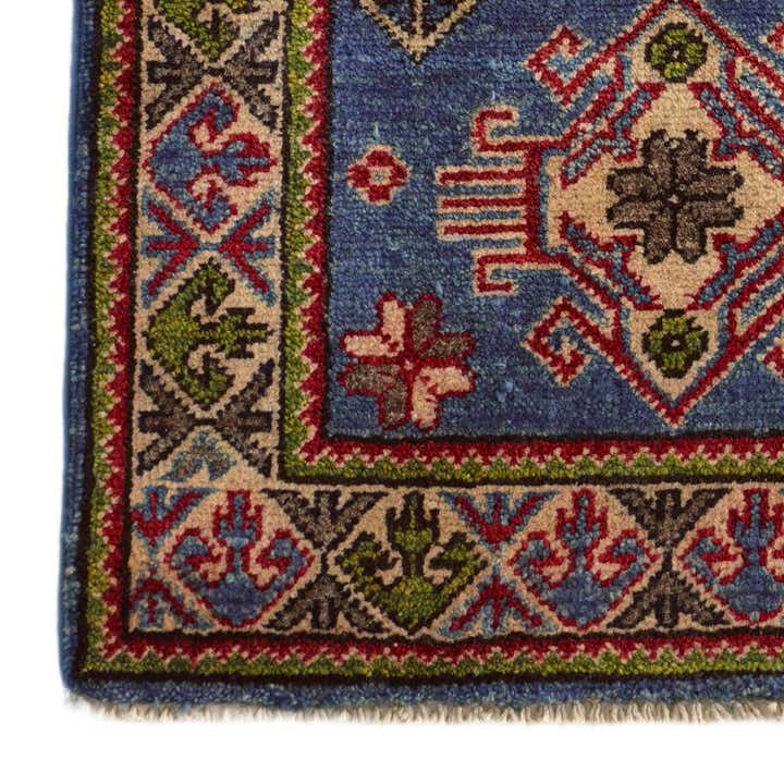1' 11 x 3' 1 Hand Knotted Kazak Rug