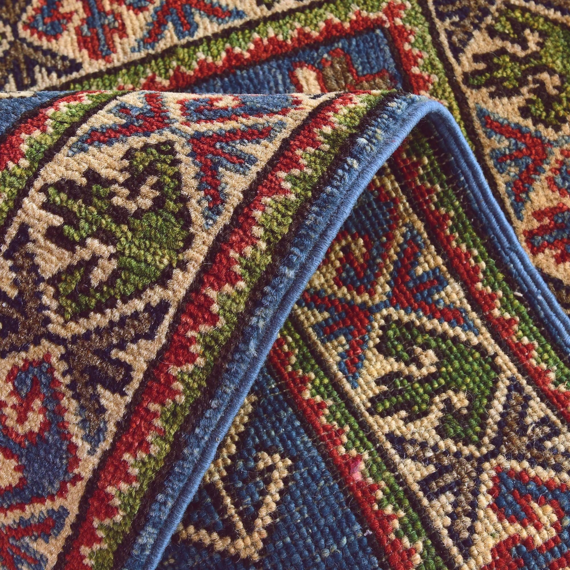 1' 11 x 3' 1 Hand Knotted Kazak Rug