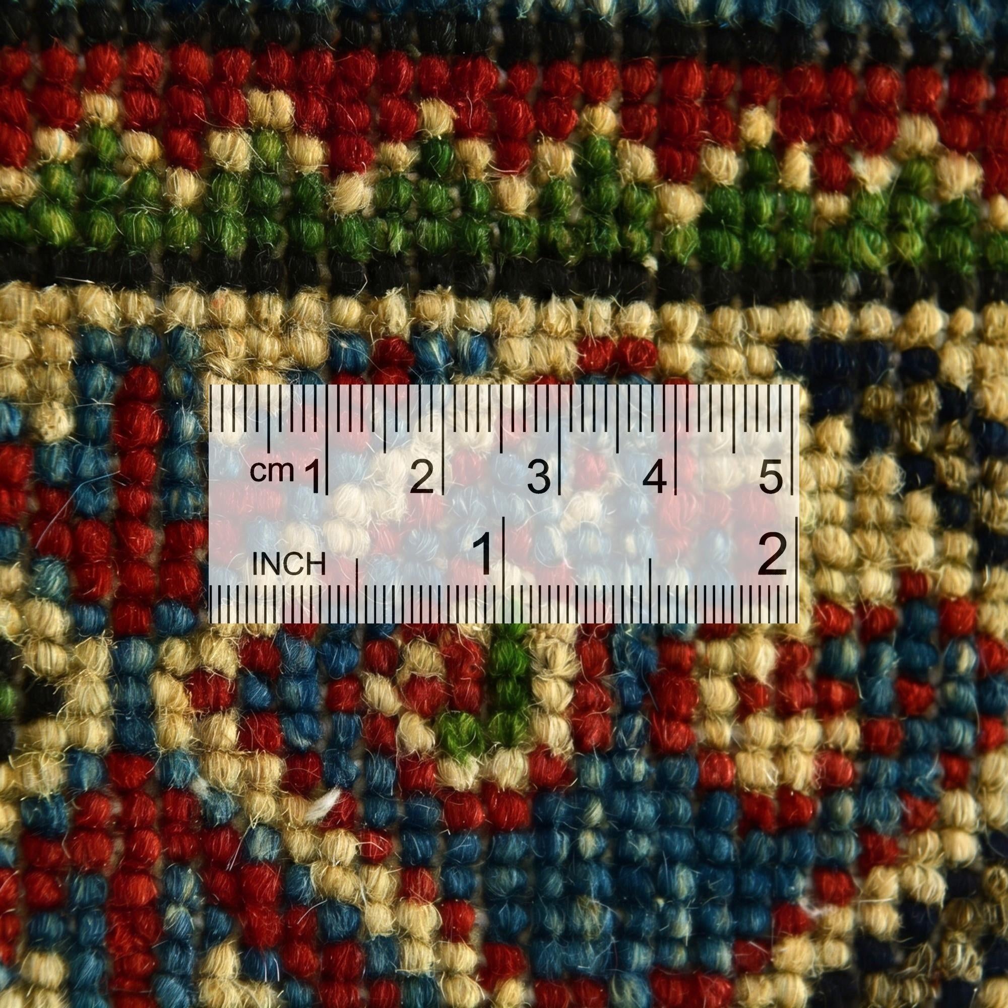 1' 11 x 3' 1 Hand Knotted Kazak Rug
