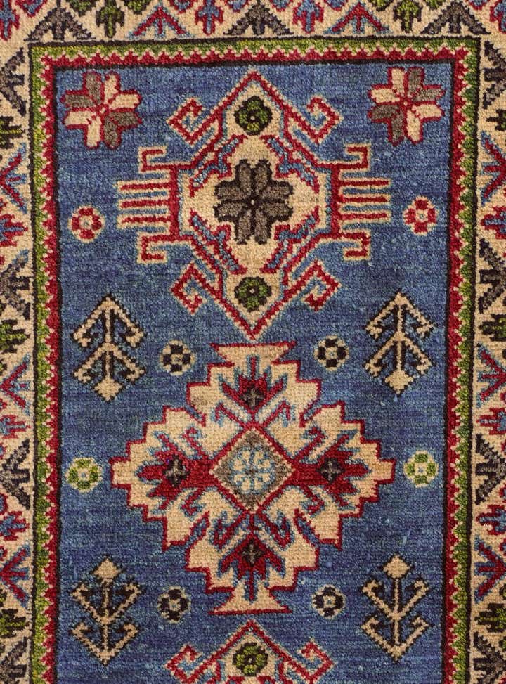 1' 11 x 3' 1 Hand Knotted Kazak Rug