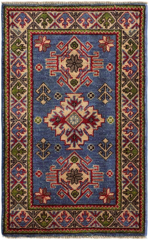 1' 11 x 3' 1 Hand Knotted Kazak Rug