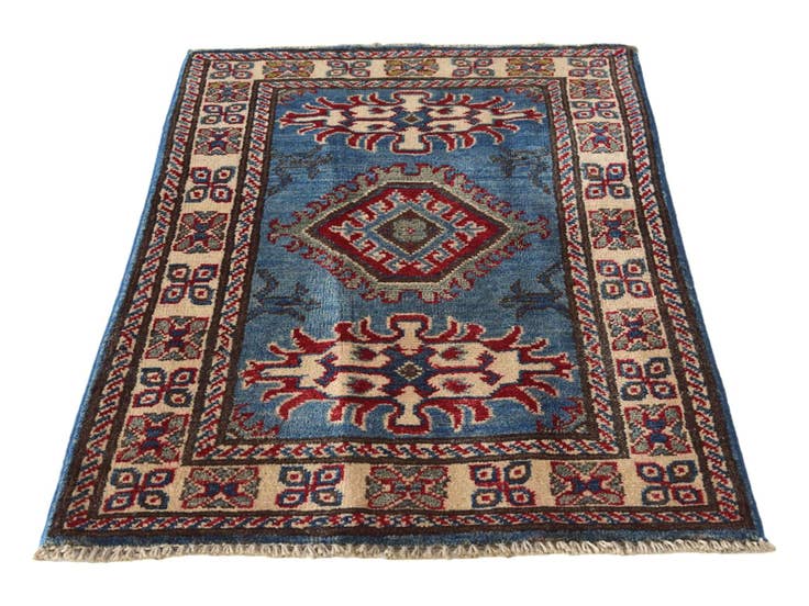 Detail image of 2' 1 x 3' Hand Knotted Kazak Rug