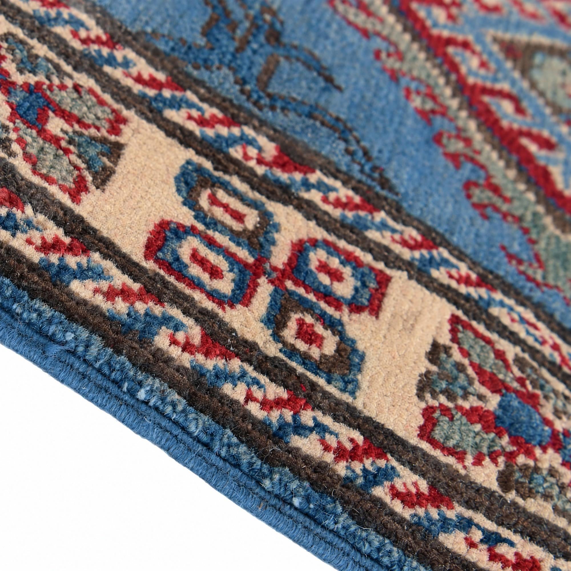65cm x 90cm Hand Knotted Kazak Rug