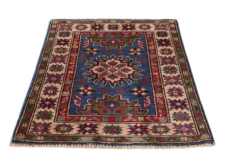 Detail image of 2' 2 x 2' 8 Hand Knotted Kazak Rug