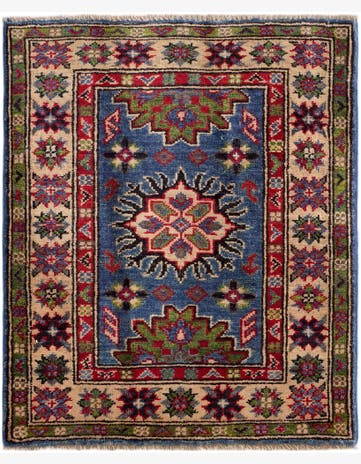 2' 2 x 2' 8 Hand Knotted Kazak Rug