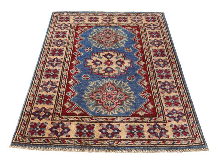 2' x 3' Hand Knotted Kazak Rug