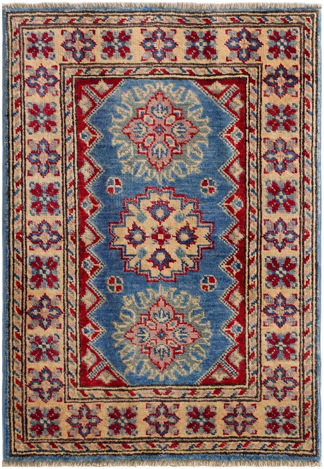 2' x 3' Hand Knotted Kazak Rug