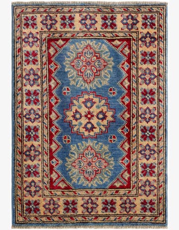 2' x 3' Hand Knotted Kazak Rug